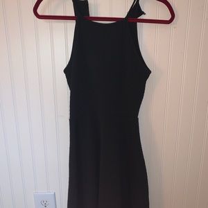 Black skater dress